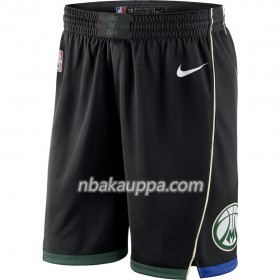 Milwaukee Bucks Miesten Shortsit Musta 2018-19 Nike Swingman